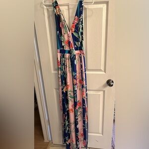 Express Floral Maxi Dress